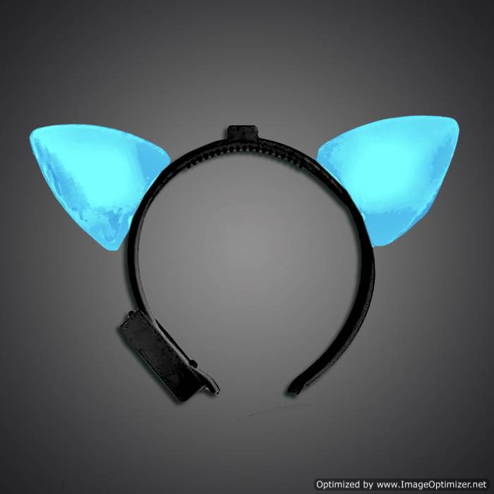 Blue lighting shops cat ears