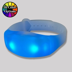 16 Mode Multicolor LED Bracelet  LED bracelet, customizable wristband, light up bracelet, 16 mode LED bracelet, adjustable bracelet, personalized LED bracelet, party accessories, light up accessories, wearable LED, glow bracelet