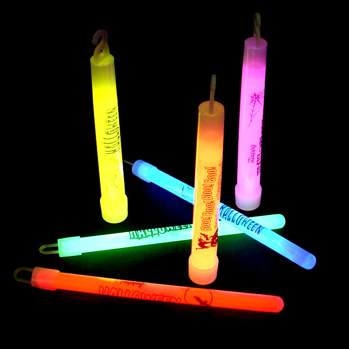 6-inch Halloween Glow Sticks (Pack of 10) - 6HALL