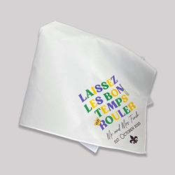 CUSTOMIZED Second Line Handkerchiefs  second line, second line handkerchief, mardi gras handkerchief, handkerchief, new orleans wedding, wedding, bar mitzvah, bat mitzvah, party, celebration