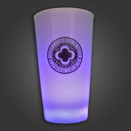 Customized 16-oz Lighted Glass  tumbler, customize, give away, birthday party, Lighted Glass, Lighted Cup, Flashing Glass, Light Up Glass, glow cup, led glow cup, led cup, flashing cup, glow glass, led glow glass, bar, dance, festival