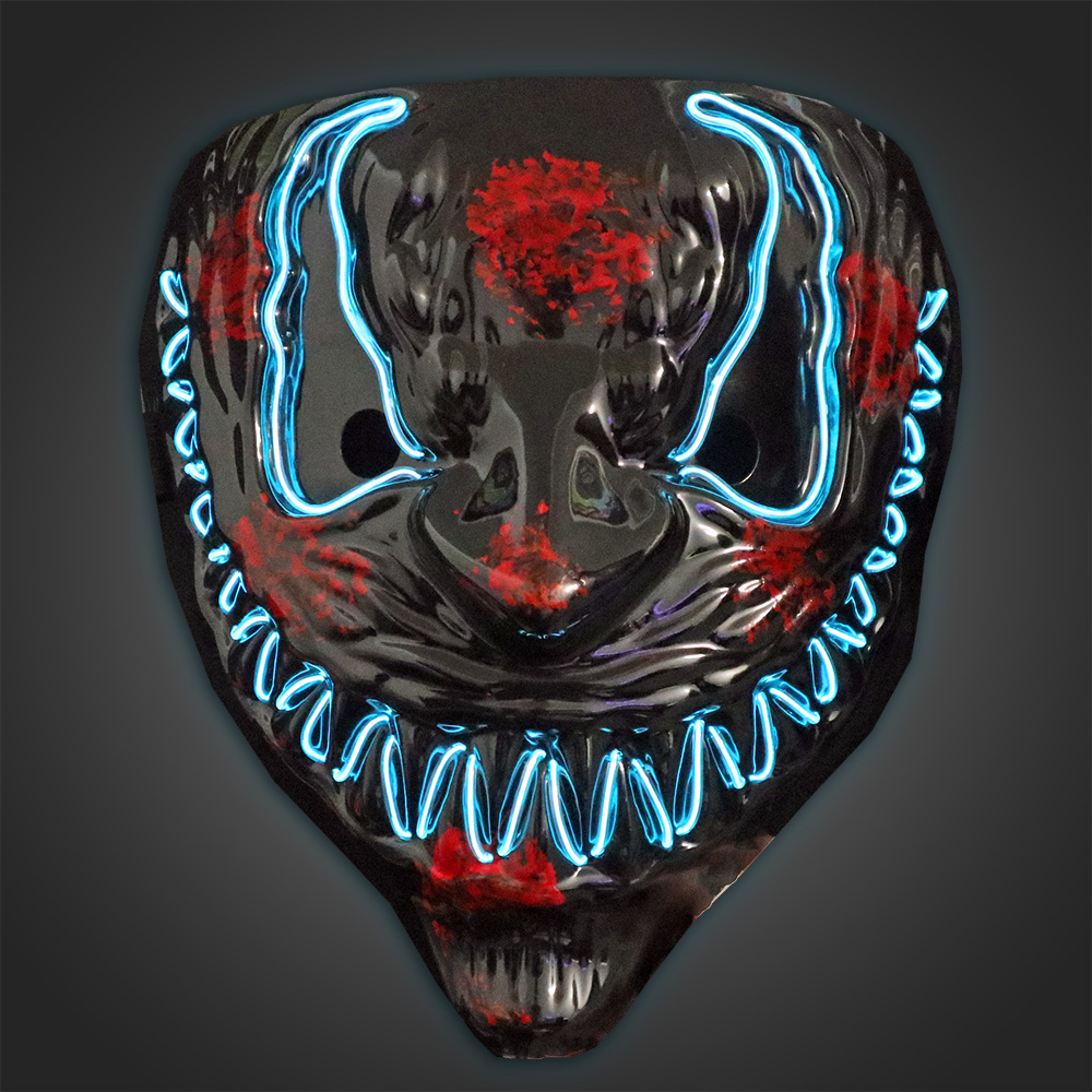 Electro Luminescent Venom Halloween Mask