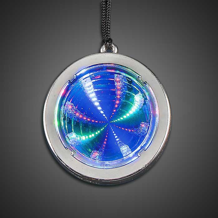 Blinkee Multi Color Light Up Huge Disco Medallion Pendant Flashing Necklace  for Parties - Walmart.com