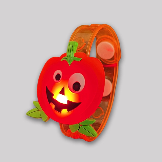 LED Flashing Pumpkin Bracelet for Kids - BRPUMPKIN