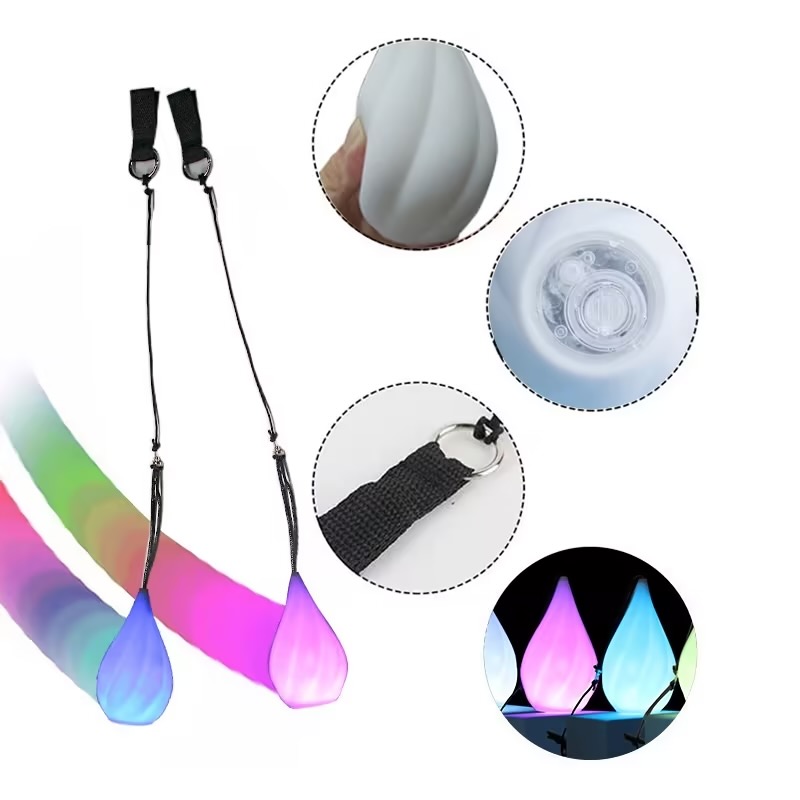 LED Poi Drop with Wrist Strap  - POIDROP