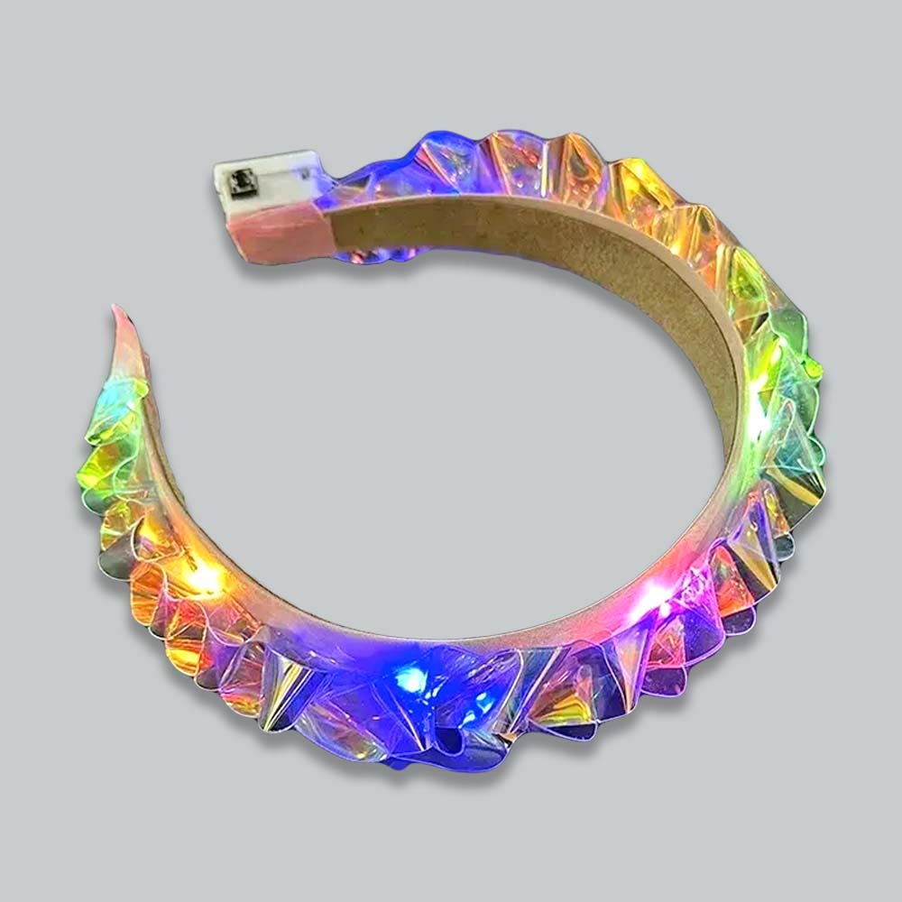 Light-Up Braided Plastic Headband - BRAIDBAND