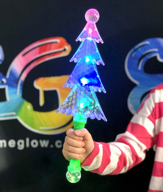 Light Up Christmas Tree LED Flashing Wand - TREEWAND