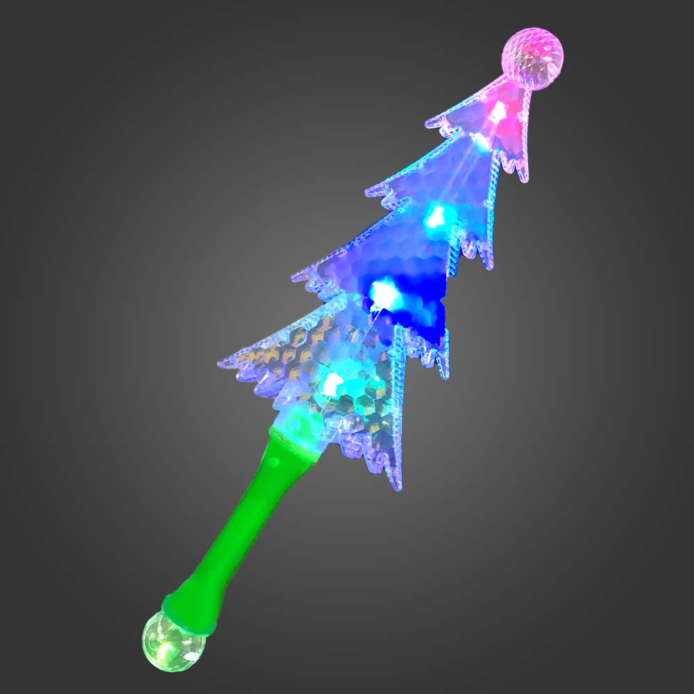 Light Up Christmas Tree LED Flashing Wand LED Toy Christmas Tree, toy wand, christmas, kids toys, school fundraiser, lighted wand, trail of lights