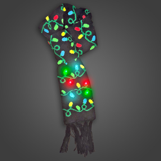 Light Up LED Bulb Scarf - SCARFBULB