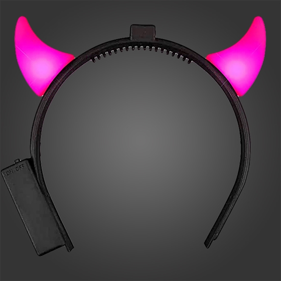 Lighted Novelty Devil Horns - DEVILHORNS (Close Out)