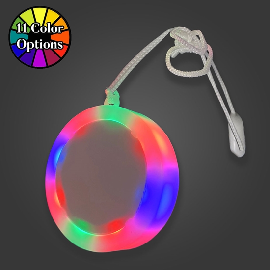 Luminous Arc Medallion LED Necklace - ARCMEDALLION