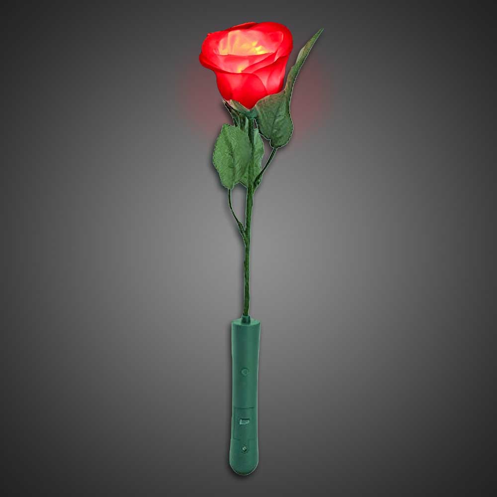 LED Light Up Red Rose - ROSEAG13