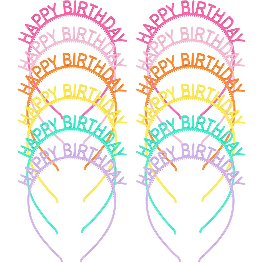 Non-Lighted Happy Birthday Headband Bopper - HBDHEADBAND