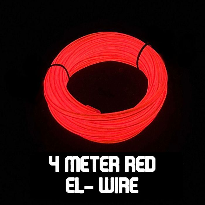 Quick-Connect EL Wire (4m) WIRE ONLY - QC400