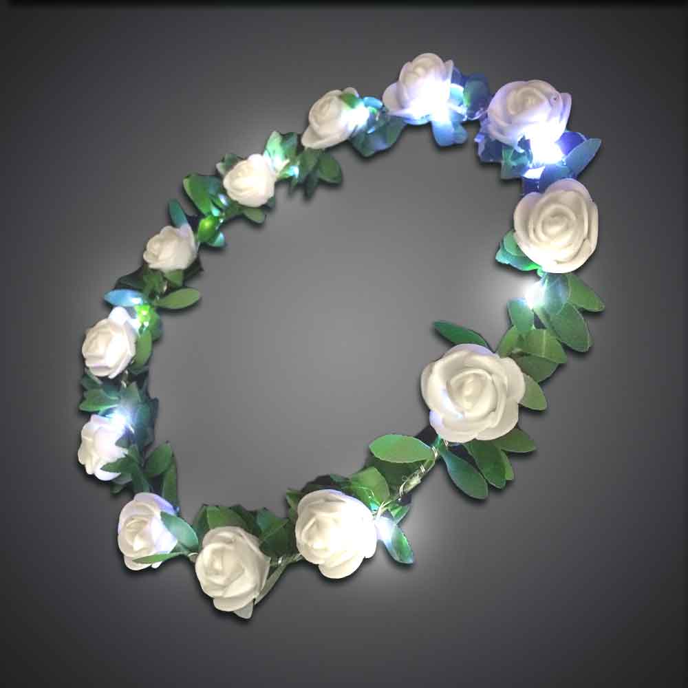 Rose Crown  crown, rose headband, headband, flower band, led headband, led head bopper, edc, edm, coachella, burning man