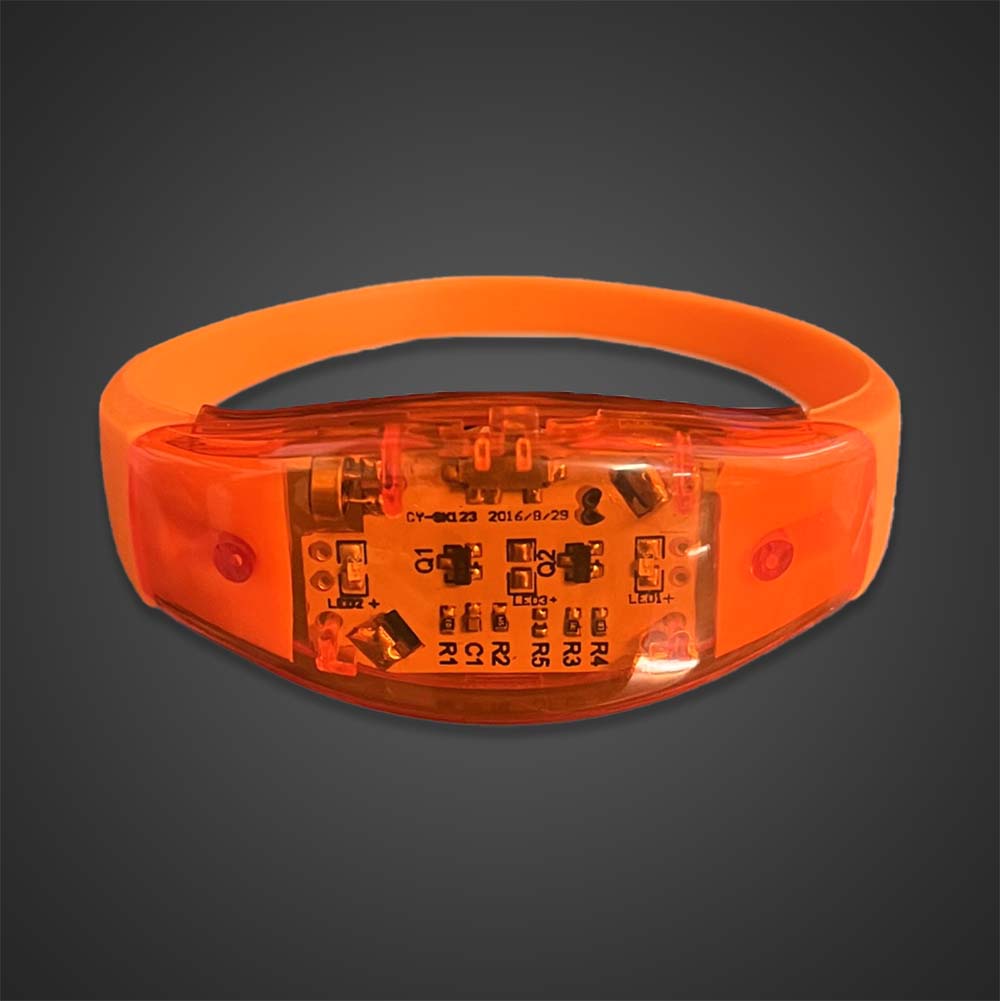 Sound Activated LED Silicone Bracelet - BRSOUND