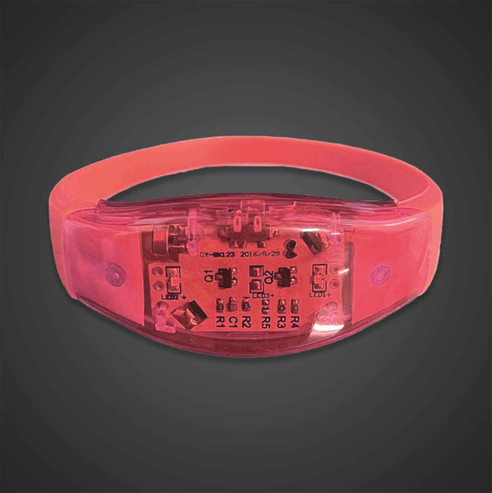 Sound Activated LED Silicone Bracelet - BRSOUND