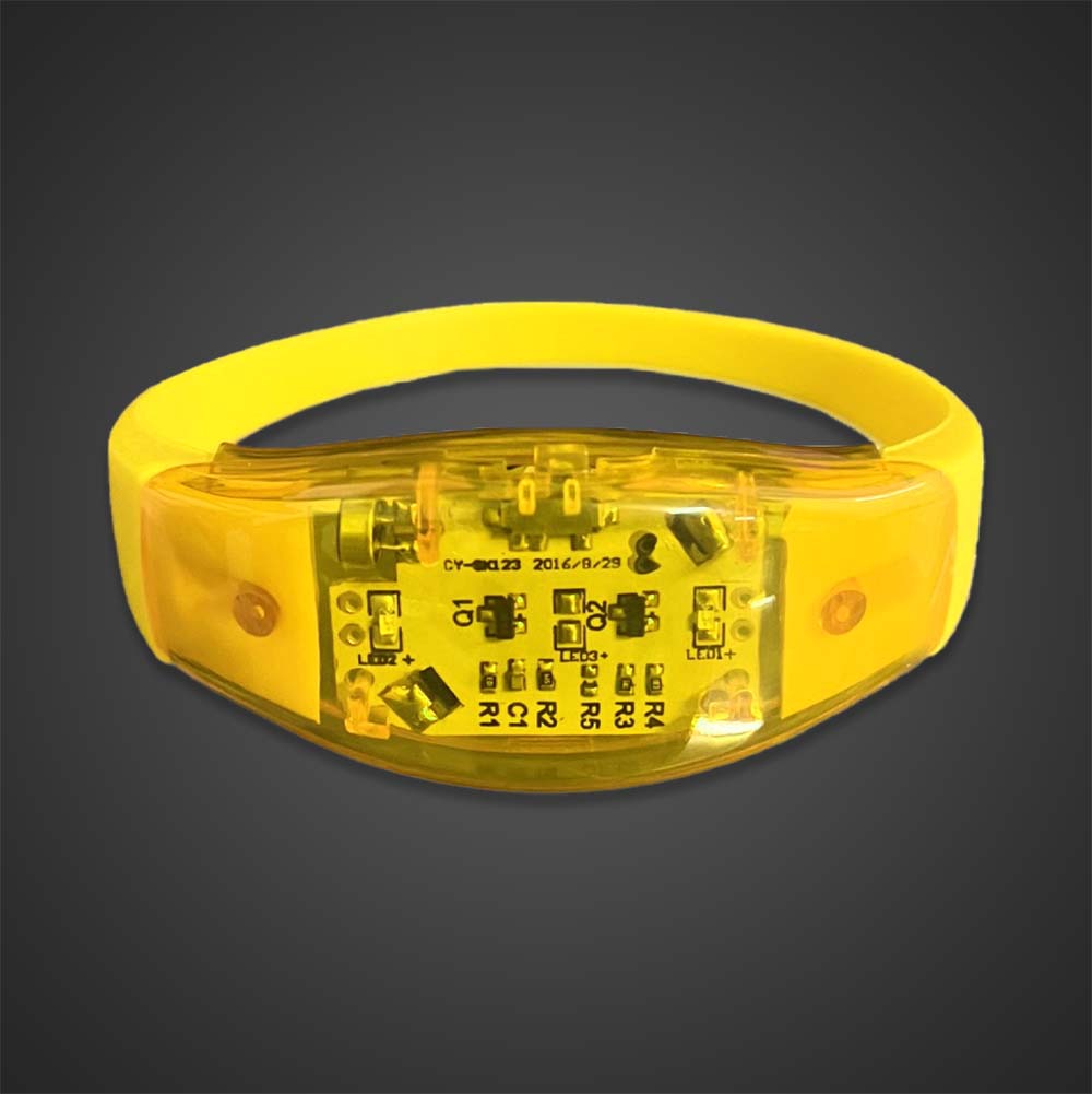 Sound Activated LED Silicone Bracelet - BRSOUND