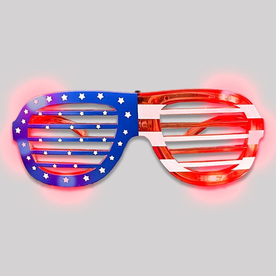 USA Shutter Glasses with 6 LEDs - SHUTTERFLAG