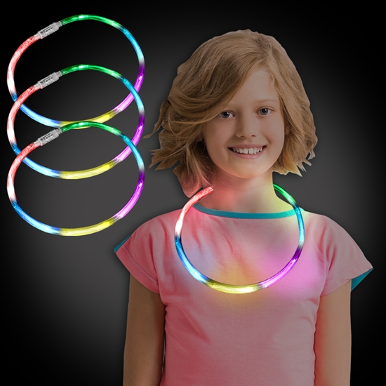 Flashing Rainbow Chaser Necklaces - CHA 