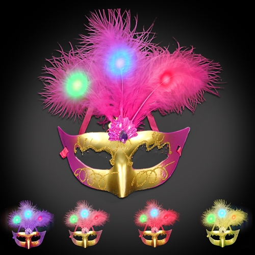 Mardi Gras Plume Mask