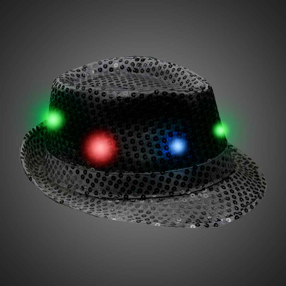 Lighted Sequin Fedora - AG13 - SEQAG 