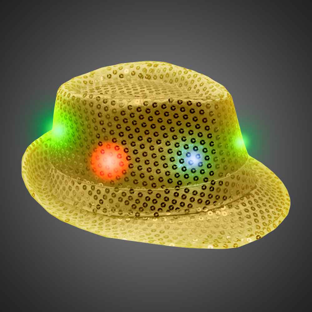 Lighted Sequin Fedora - AG13 - SEQAG 