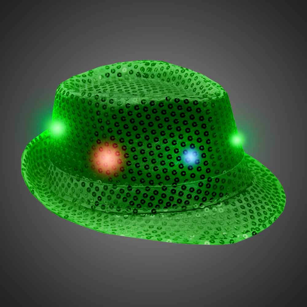 Lighted Sequin Fedora - AG13 - SEQAG 