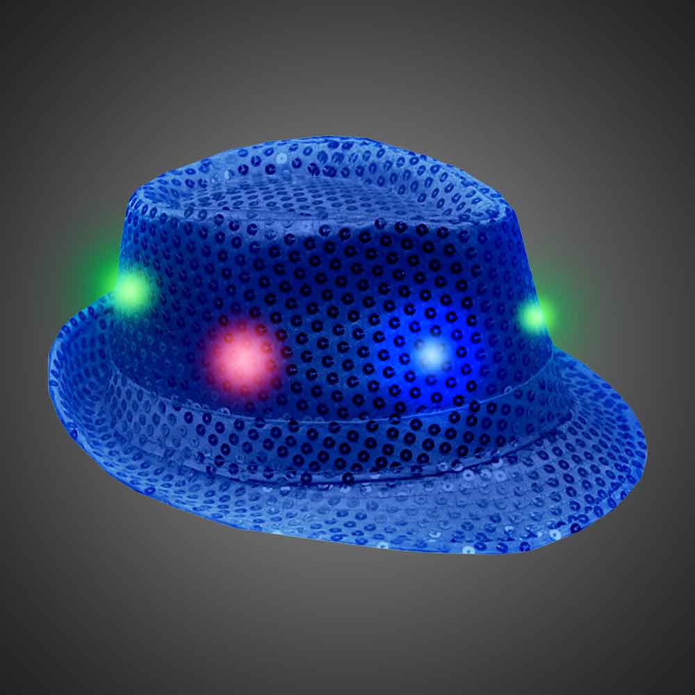 Lighted Sequin Fedora - AG13 - SEQAG 