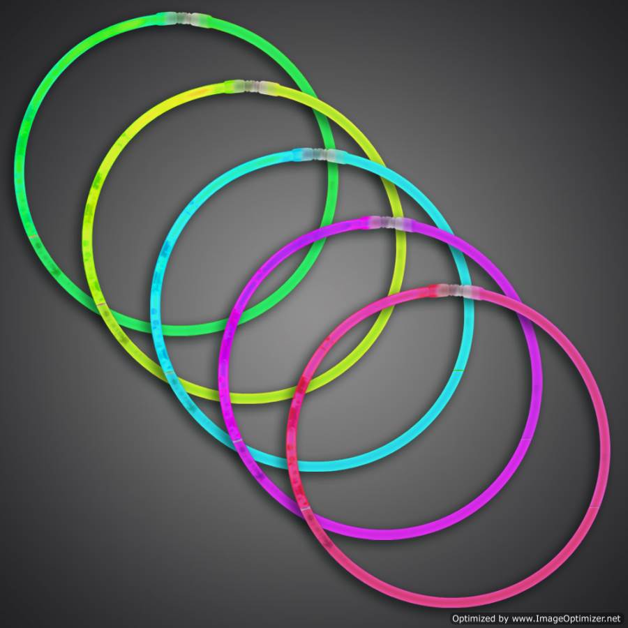 300 Assorted Glow Necklaces - XNSP300