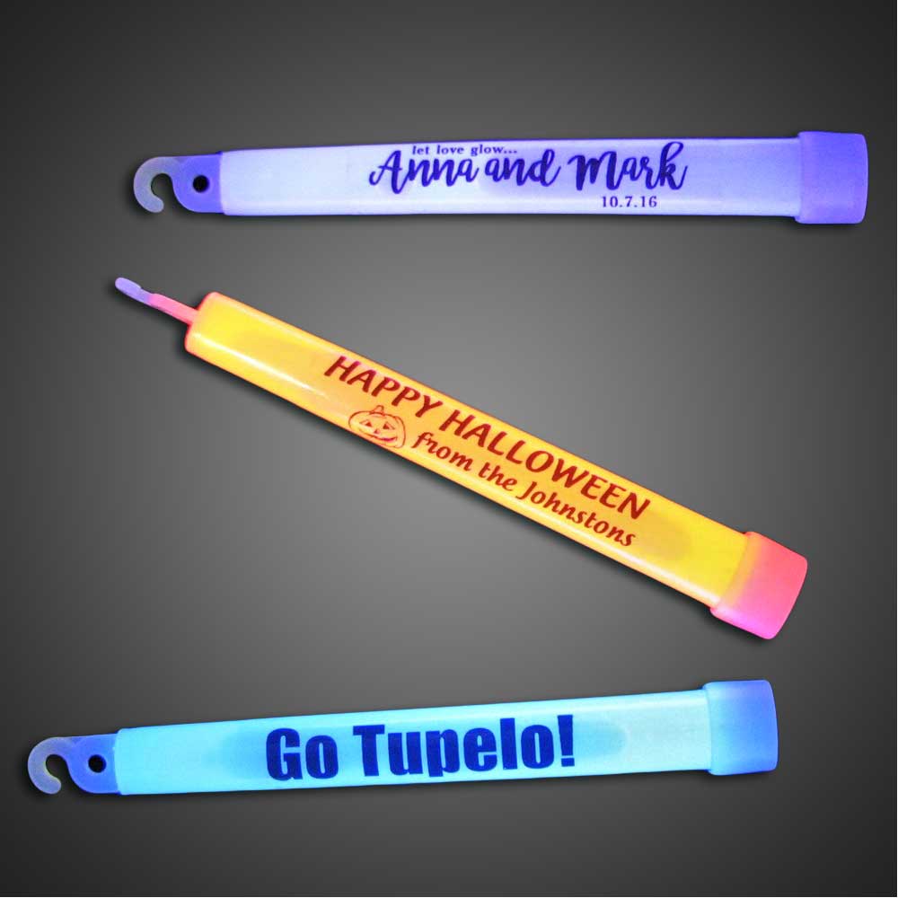 Custom glow clearance sticks