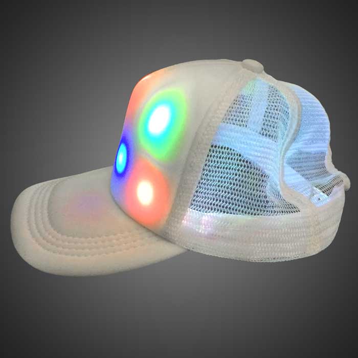 LED Cap Lighted Trucker Baseball Hat - TRUCKERHAT