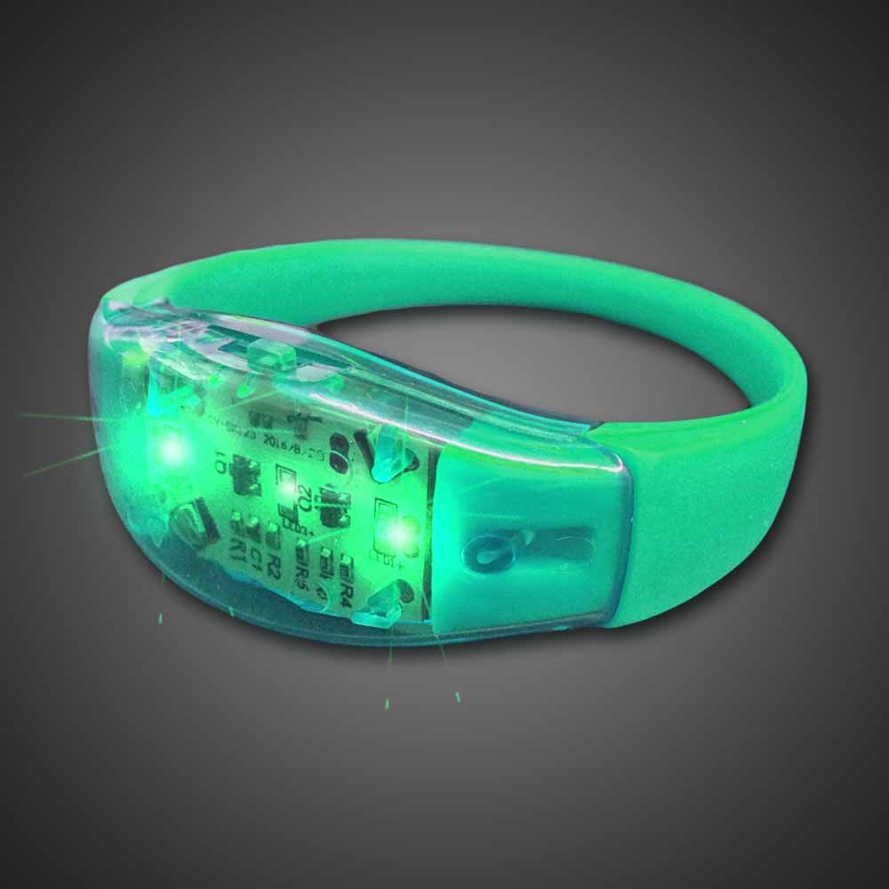 Sound Activated LED Silicone Bracelet - BRSOUND