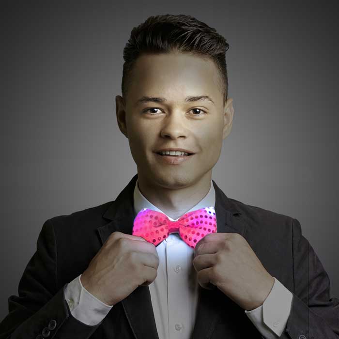 LED Sequin Bowtie - BOWTIE