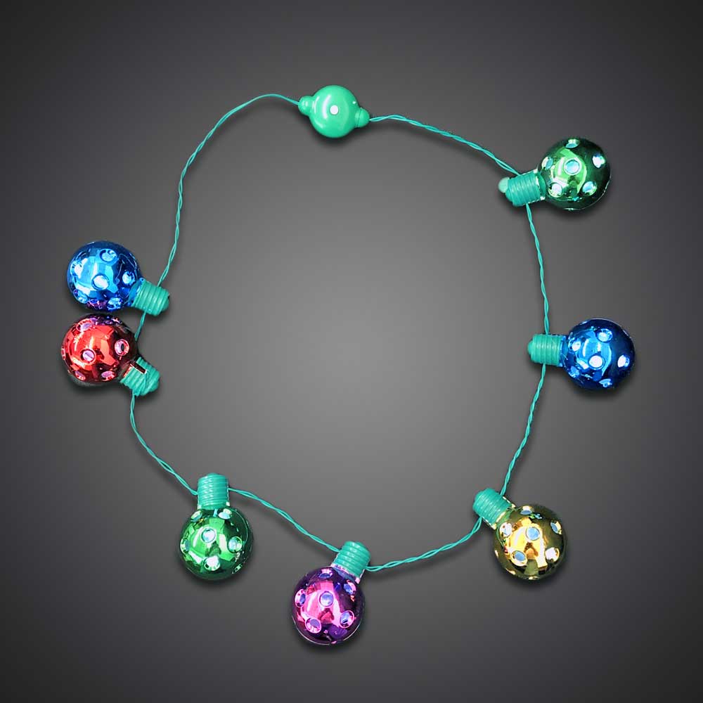 christmas ball necklace