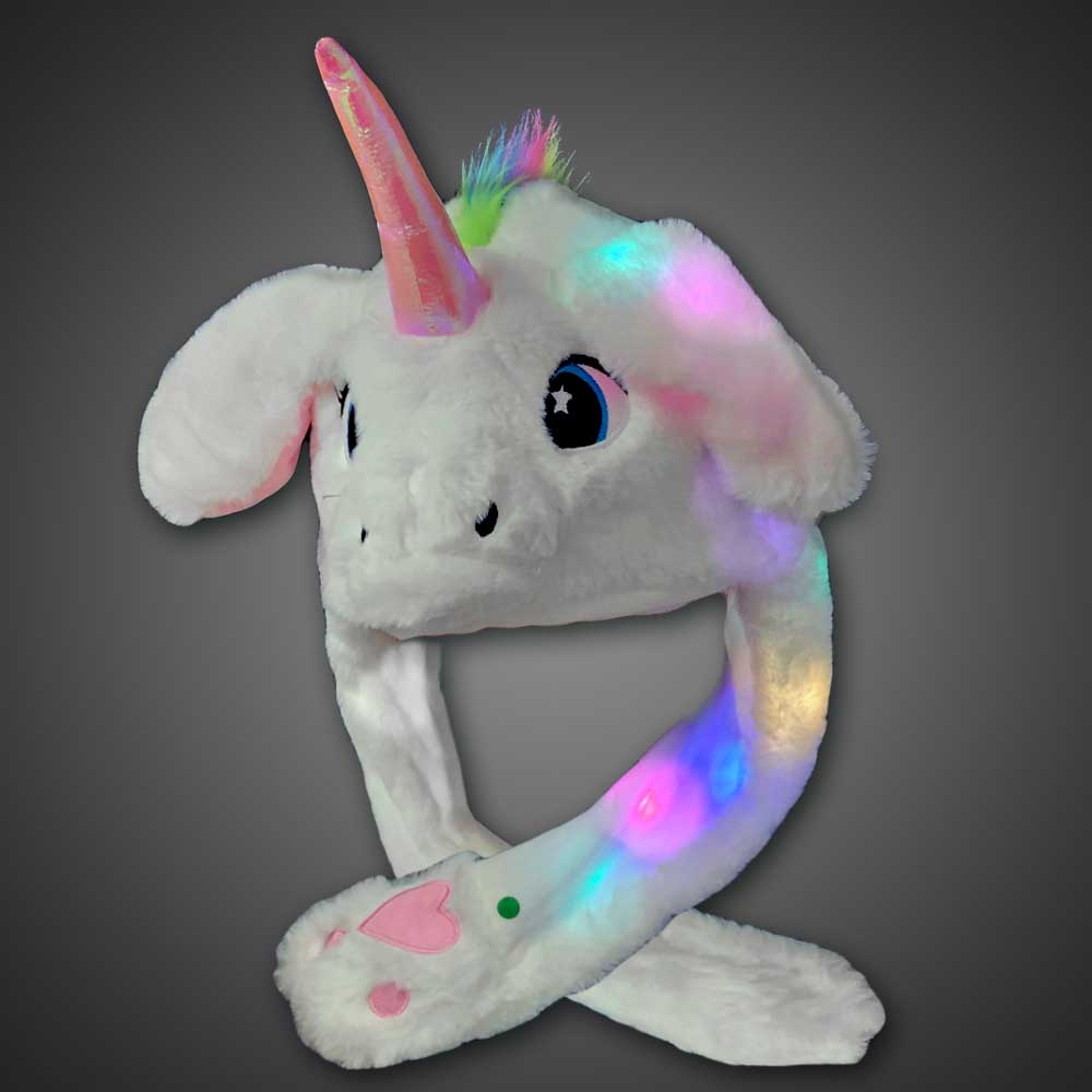 plush unicorn hat