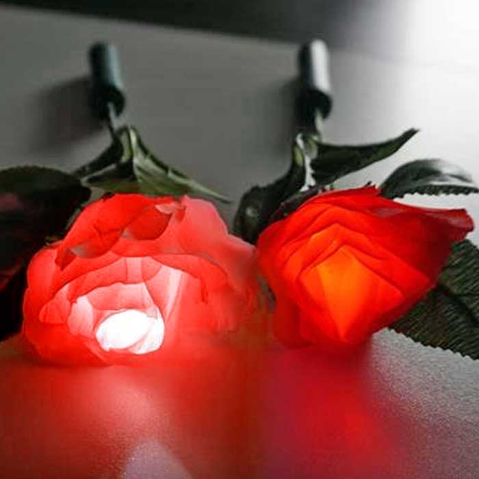 LED Light Up Red Rose - ROSEAG13