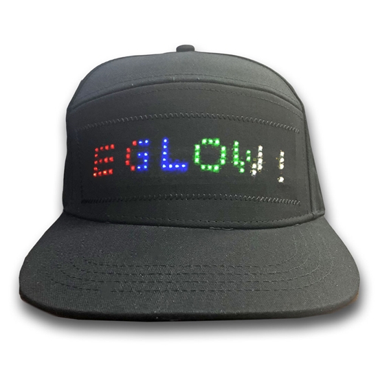 Programmable App Controlled LED Snapback Baseball Hat - AppHat