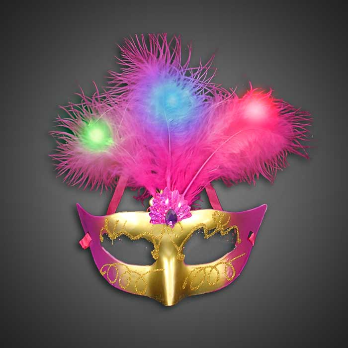 Light-Up Plume Mask - MASKPLUME (CLOSEOUT)