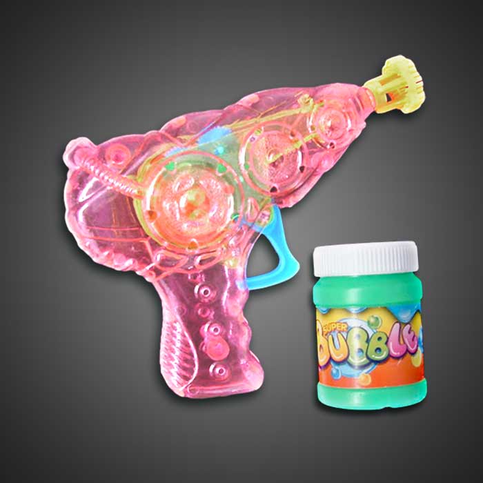 bubble gun with lights