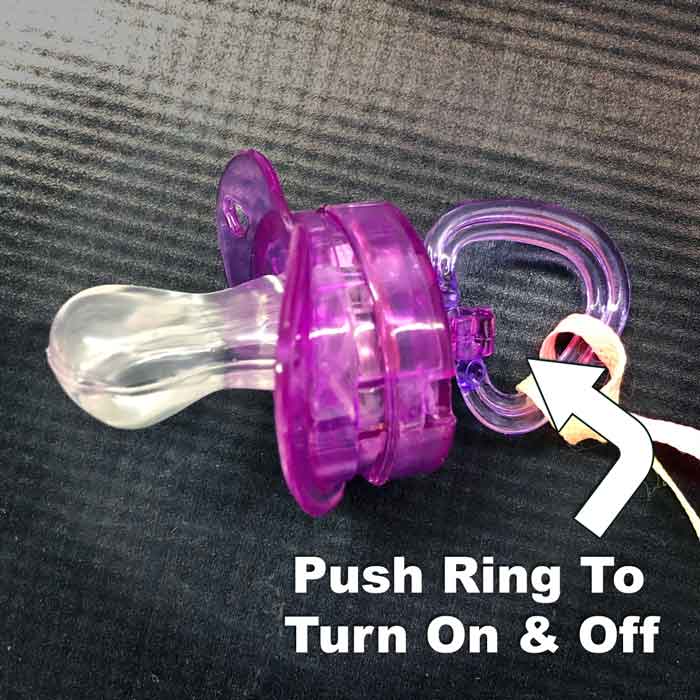 NEW Flashing Pacifier - NPAC 