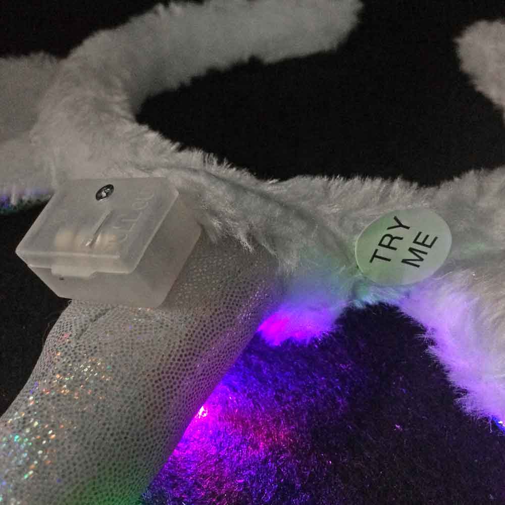 Lighted Rainbow Unicorn Headband - UNICORNHB (CLOSEOUT)