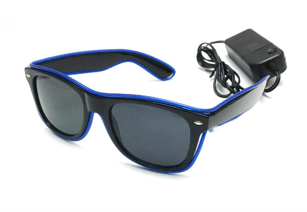 EL Wire Wayfarer Sunglasses - WAYS