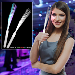 Fiber-Optic Wand with RGB or White LEDs.