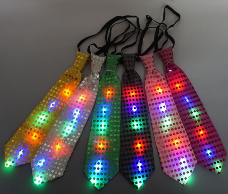 LED Sequin Neck Tie - TIE