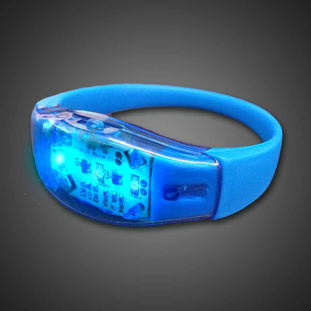 Sound Activated LED Silicone Bracelet - BRSOUND